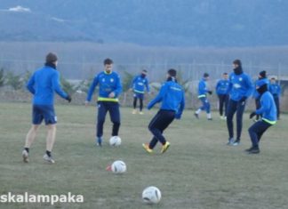 Με τα νέα αποκτήματα προπονήθηκαν τα Μετέωρα
