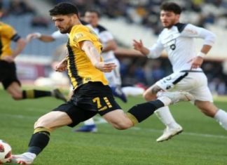 MVP ο Χρήστος Αλμπάνης στο παιχνίδι ΑΕΚ-Αστέρας Τρίπολης