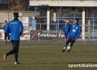 Χωρίς απρόοπτα η τελευταία προπόνηση των Μετεώρων