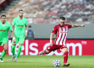 Ο Ολυμπιακός νίκησε 2-0 την Ομόνοια για το Τσάμπιονς Λιγκ