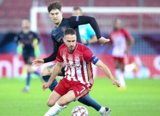 Ο Ολυμπιακός ηττήθηκε 0-1 από την Μάντσεστερ Σίτι