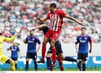Super League: ο Ολυμπιακός νίκησε 5-1 την Λάρισα