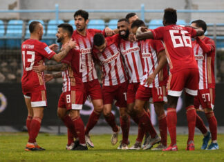 Super League: ο Ολυμπιακός πέρασε με νίκη 6-0 από την Λαμία