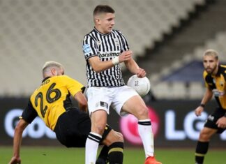 Super League: ΠΑΟΚ-ΑΕΚ 1-1 στο ημίχρονο