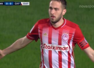 Super League: ο Ολυμπιακός νίκησε εκτός έδρας 2-1 τον Παναιτωλικό