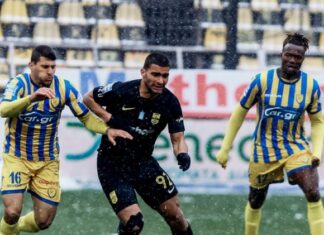 Super League: ο Άρης παραχώρησε λευκή ισοπαλία στον Παναιτωλικό