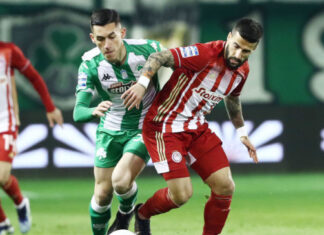 Super League: Ο Παναθηναϊκός νίκησε 2-1 τον Ολυμπιακό