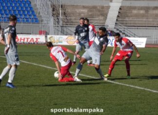 Ο ΑΟ Τρίκαλα ηττήθηκε 2-1 από την Παναχαϊκή