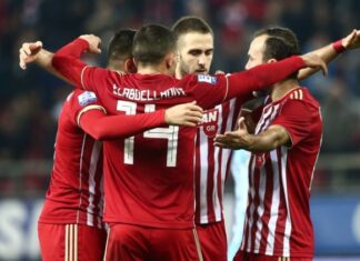 Super League: ένα ημίχρονο ήταν αρκετό για τον Ολυμπιακό