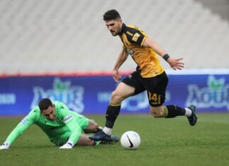 Super League: ο Χρήστος Αλμπάνης εδραίωσε τη νίκη της ΑΕΚ