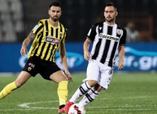 Super League: ο ΠΑΟΚ νίκησε 2-0 την ΑΕΚ