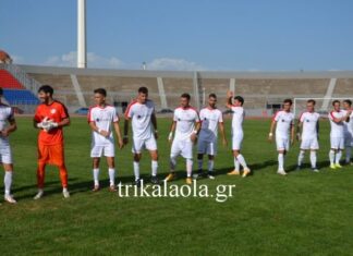 Έτοιμος ο ΑΟ Τρίκαλα για το παιχνίδι με την Νίκη Βόλου