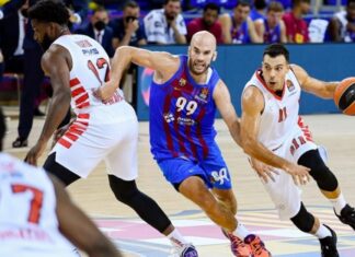 Euroleague: ήττα στην παράταση με 79-78 για τον Ολυμπιακό από την Μπαρτσελόνα