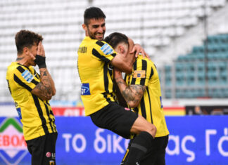 Super League: η ΑΕΚ πέρασε με νίκη 3-1 από τον Βόλο