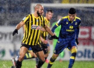 Super League: λευκή ισοπαλία για την ΑΕΚ στην Τρίπολη