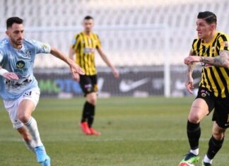 Super League: η ΑΕΚ νίκησε 3-0 τον Απόλλων