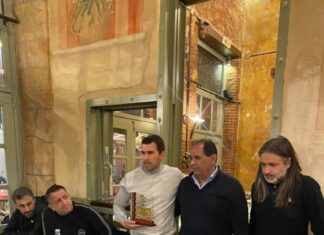 Βράβευση του Κώστα Φαμίση από τον Σύνδεσμο Προπονητών Ν. Τρικάλων