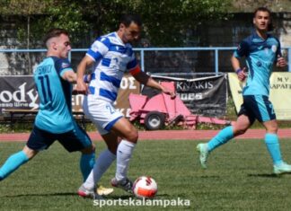 Στάδιο Καλαμπάκας: ΑΟ Τρίκαλα-Νίκη Βόλου 0-3