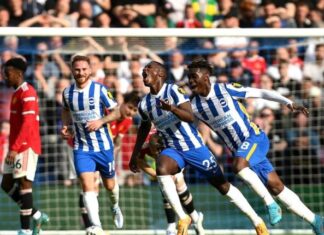 Η Μπράιτον συνέτριψε 4-0 την Μάντσεστερ Γιουνάιτεντ