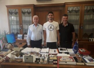 Ο Χρήστος Αλμπάνης επισκέφθηκε τον Δήμαρχο Μετεώρων