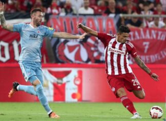 Europa League: ο Ολυμπιακός παραχώρησε ισοπαλία 1-1 στην Σλόβαν