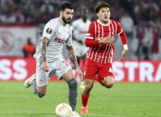 Europa League: ισοφαρίστηκε στις καθυστερήσεις ο Ολυμπιακός χάνοντας τη νίκη