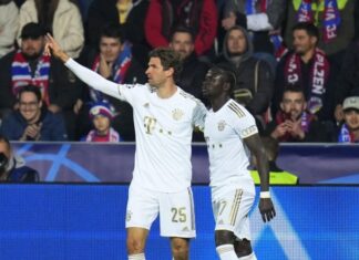 Champions League: η Μπάγερν η 5η ομάδα που προκρίθηκε στους 16