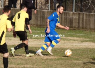 Τα Μετέωρα επικράτησαν 2-0 της Κρύας Βρύσης στην Διάβα