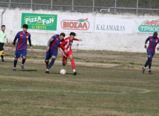 Ο ΑΟ Τρίκαλα νίκησε 2-0 εκτός έδρας το Νεοχώρι