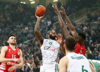 Basket League: ο Ολυμπιακός νίκησε τον Παναθηναϊκός 76-74 στο ΟΑΚΑ