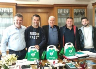 Ο Δήμος Μετεώρων απινιδωτές σε όλες τις αθλητικές εγκαταστάσεις