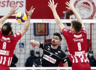 Volley League: ο Ολυμπιακός νίκησε τον ΠΑΟΚ με ανατροπή από 0-2