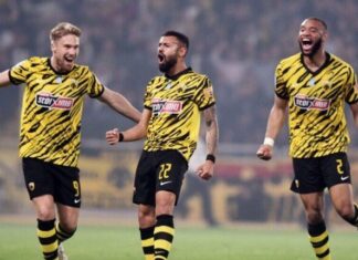 Super League: η ΑΕΚ νίκησε τον ΠΑΟΚ 4-0