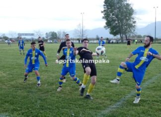 Κακή εμφάνιση και ήττα 2-1 για τα Μετέωρα από το Κεφαλόβρυσο