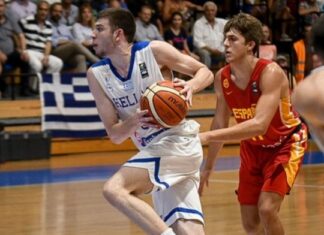 Ευρωμπάσκετ Κ18: η Ελλάδα ηττήθηκε 83-59 από την Ισπανία