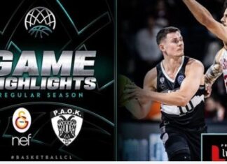 BCL: ο ΠΑΟΚ νίκησε 88-77 την Γαλατασαράι εκτός έδρας