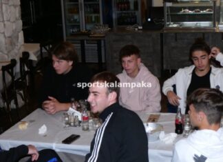 Δείπνο στα Μετέωρα πριν από το πρώτο ματς του πρωταθλήματος