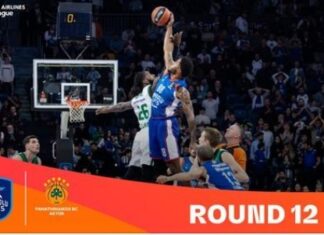 Euroleague: ο Παναθηναϊκής ηττήθηκε από την Εφές Ανατολού 71-69