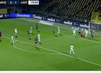 Super League: Άρης και Λαμία έφεραν ισοπαλία 2-2