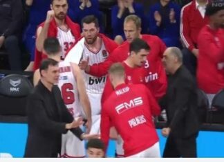 Euroleague: ο Ολυμπιακός νίκησε την Βιλερμπάν 85-73 στην Γαλλία