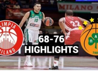 Euroleague: ο Παναθηναϊκός νίκησε την Αρμάνι στο Μιλάνο 76-68
