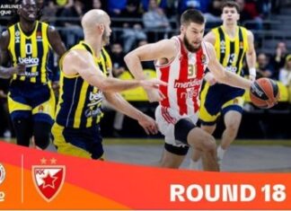 Euroleague: ο Ερυθρός Αστέρας νίκησε την Φενέρμπαχτσε εκτός έδρας