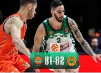 Euroleague: ο Παναθηναϊκός νίκησε την Βαλένθια 82-81