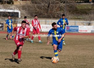 Εκτός κυπέλλου τα Μετέωρα, ήττα 0-1 από το Νεοχώρι