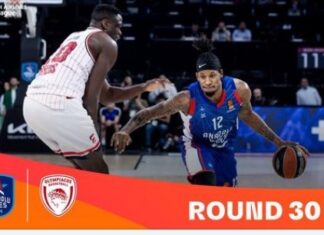 Euroleague: η Εφές Ανατολού νίκησε τον Ολυμπιακό 85-72