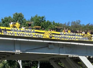 Οπαδοί της ΑΕΚ γιόρτασαν τα 100 χρόνια με διαφορετικό τρόπο