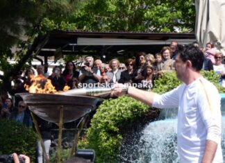 Η υποδοχή της Ολυμπιακής Φλόγας από τον Δήμο Μετεώρων
