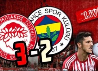 Conference League: ο Ολυμπιακός νίκησε 3-2 την Φενέρμπαχτσε
