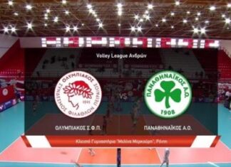 Volley League: ο Ολυμπιακός νίκησε 3-0 τον Παναθηναϊκό στον δεύτερο τελικό