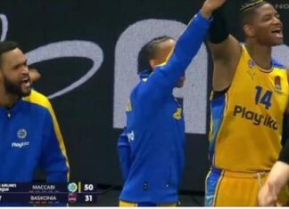 Euroleague: η Μακάμπι νίκησε την Μπασκόνια 113-85 και θα τεθεί απέναντι στον Παναθηναϊκό